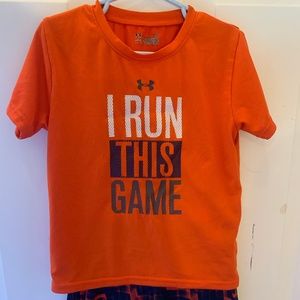 Under armour toddler shorts and shirt set